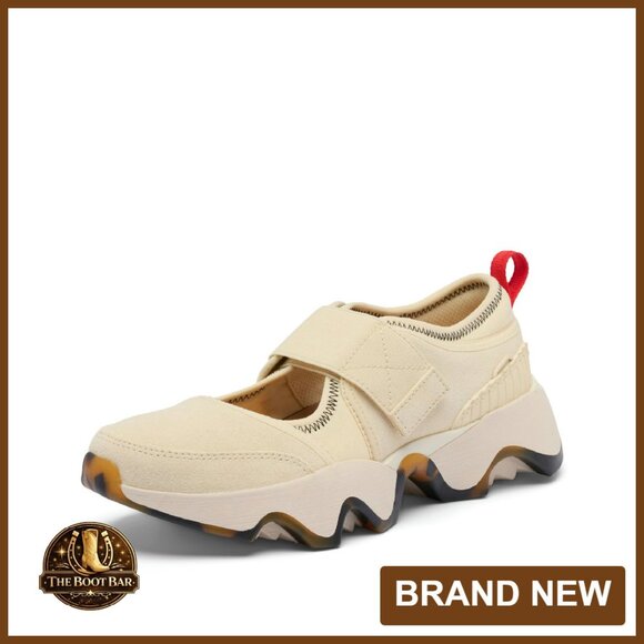 Sporty Mary Jane Sneakers Size 8 Suede Neoprene Upper Hook Loop Closure
